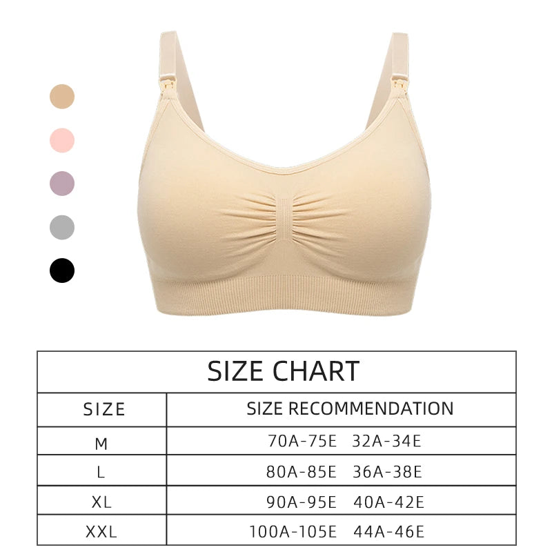 Seamless Maternity Nursing Bra