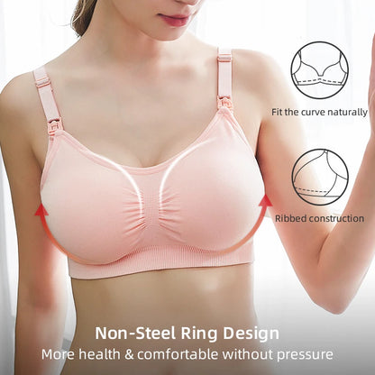 Seamless Maternity Nursing Bra