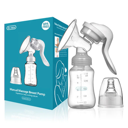 MAMIJOY™ Manual Breast Pump – Gentle Suction & Leak-Free Feeding