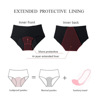 Postpartum 4-Layer Leak-Proof Underwear – Heavy Flow 3-Pack