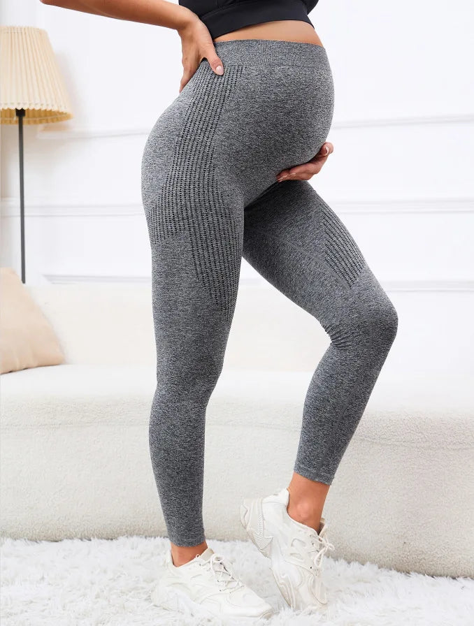 High Waist Maternity Leggings – Bump Support & Postpartum Shaper