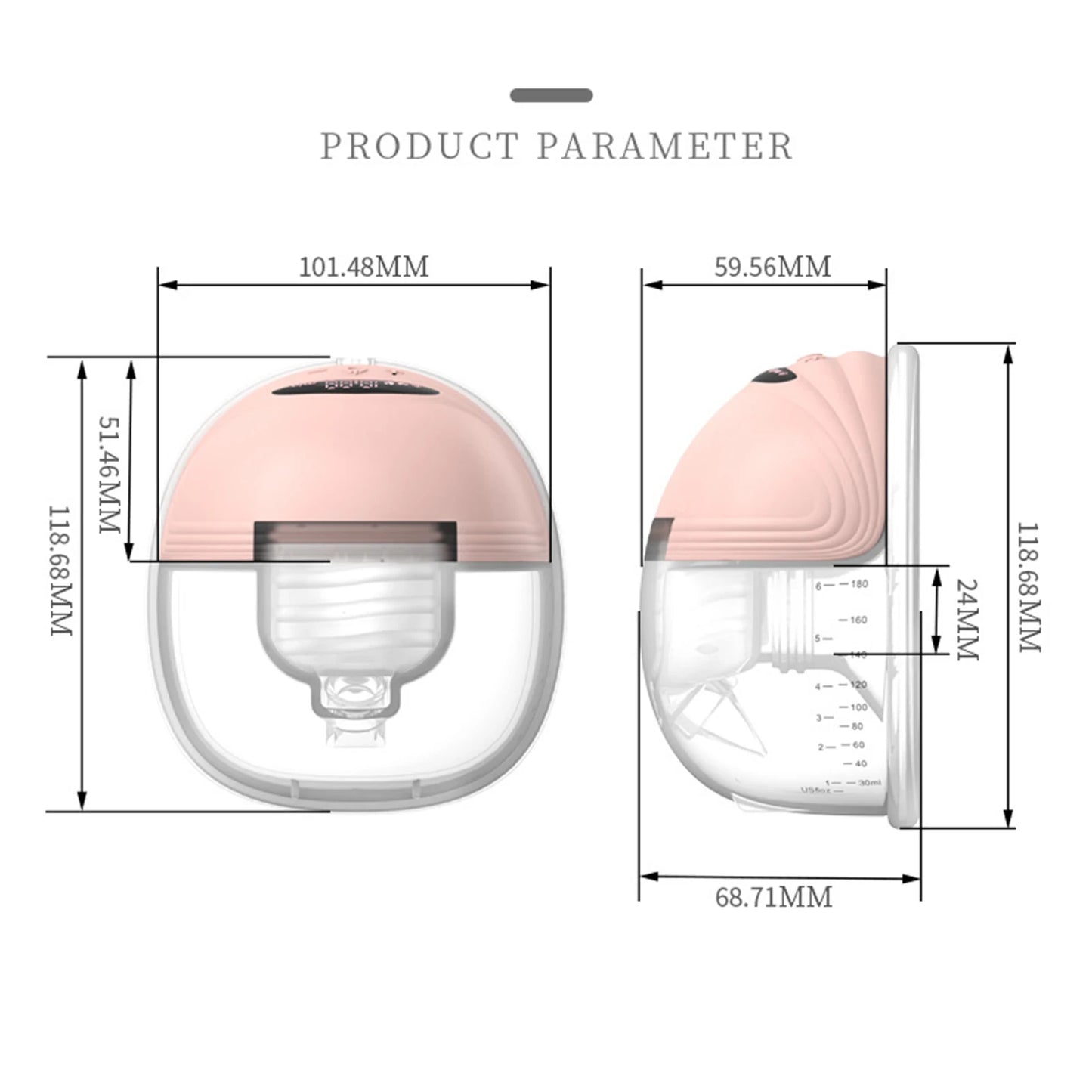 AuraFlow™ Pump – Hands-Free Wearable Breast Pump