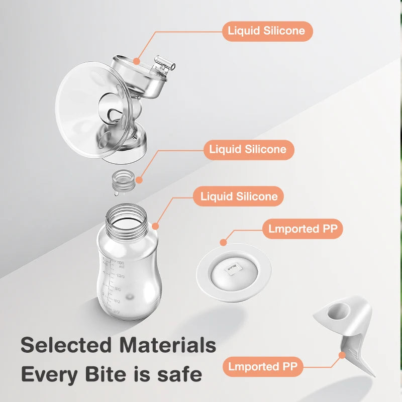 MAMIJOY™ Manual Breast Pump – Gentle Suction & Leak-Free Feeding