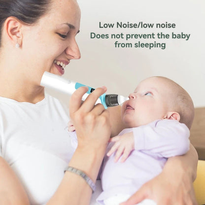 Electric Baby Nasal Aspirator – Anti-Backflow & Soft Silicone Tips