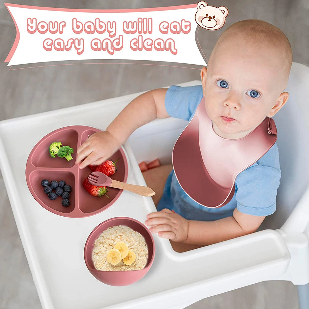 Baby Silicone Tableware Set